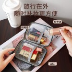 随身补妆小化妆包便携新款口红化妆品分区2025收纳袋旅行洗漱包