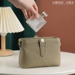 女士真皮化妆包大容量洗漱包女头层牛皮化妆品护肤品收纳包疯马皮