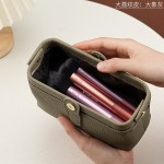 女士真皮化妆包大容量洗漱包女头层牛皮化妆品护肤品收纳包疯马皮