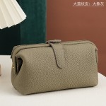 女士真皮化妆包大容量洗漱包女头层牛皮化妆品护肤品收纳包疯马皮