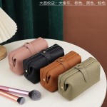 女士真皮化妆包大容量洗漱包女头层牛皮化妆品护肤品收纳包疯马皮