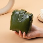 原创手工化妆包真软皮小众高级感手拿包文玩复古收纳袋旅行女小包