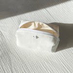现货时尚女生护肤品收纳包大容量洗漱用品化妆包粘小玫瑰花化妆包