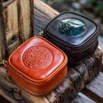 太空舱文玩包手工核桃手串收纳包便携软皮防尘腰包痛包文玩收纳包