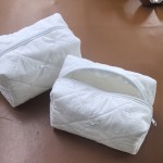 ins风蕾丝夹棉化妆包镂空棉布刺绣洗漱包旅游女生化妆品拉链袋