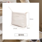 2026新款奶油感化妆包女便携大容量化妆刷收纳包袋防水旅行洗漱包