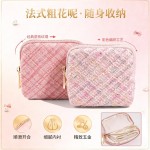 优选档小香风拉链包珠首饰黄金包装袋饰品收纳袋包便携旅行化妆包