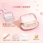 优选档小香风拉链包珠首饰黄金包装袋饰品收纳袋包便携旅行化妆包