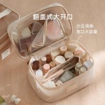 跨境新品网纱化妆包大容量高级感手提多功能分区旅行洗漱收纳包女