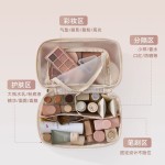 跨境新品网纱化妆包大容量高级感手提多功能分区旅行洗漱收纳包女