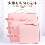专业隔板粉色PU皮化妆包化妆品收纳跟妆美甲纹绣手提化妆箱大容量