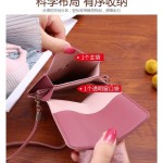 厂家直供包包女2025新款女士单肩包撞色竖款手机包女斜挎包便携式