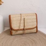 女包2022新款编织纹锁扣金属流苏小方包休闲简易手机包small bag