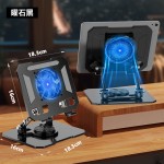 桌面升高平板电脑散热支架旋转折叠金属笔记本支架底座散热支架