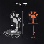 亚克力旋转平板支架桌面适用ipad华为支架金属便携可折叠手机支架