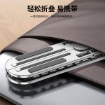 铝合金笔记本电脑支架折叠升降立式底座增高托架桌面电脑散热支架