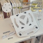 360度旋转笔记本电脑支架可调节高度散热托架便携折叠桌面支撑架