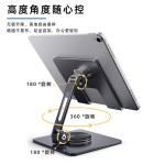新款平板电脑支架360°旋转桌面金属折叠手机支架适用iPad跨境
