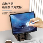 铝合金桌面平板电脑支架360°升降旋转折叠便携增高金属支架