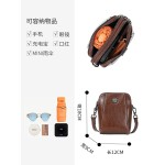 手机包女2025新款大容量简约真皮单肩包小众通勤百搭包包斜挎包女