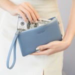 触屏手机包女斜挎2023新款纯色简约手机袋钱包女韩版迷你单肩小包