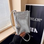 高级感洋气手机包女斜挎2025新款夏天迷你小包包散步钥匙袋单肩包