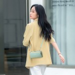 厂家直销女士单肩斜挎迷你小包包韩版纯色简约横款手机包拉链钱包