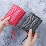 2026新款女士迷你零钱包PU皮拉链卡包多卡位便携手拿包时尚简约包