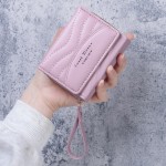 2026新款女士迷你零钱包PU皮拉链卡包多卡位便携手拿包时尚简约包