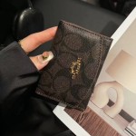 厂家现货直批蔻chi卡包卡套大牌多卡位三折包跨境欧美钱包小香风