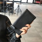 真皮钱包女长款2026新款钱夹超薄款爆款手拿皮夹小众设计精致高档