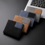 跨境钱包男款高级感男士短款磨砂复古多卡位拉链零钱袋钱夹wallet