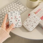 爆款新款可爱猫咪包卡通拉链手拿包女卡包时尚零钱包半圆形防消磁