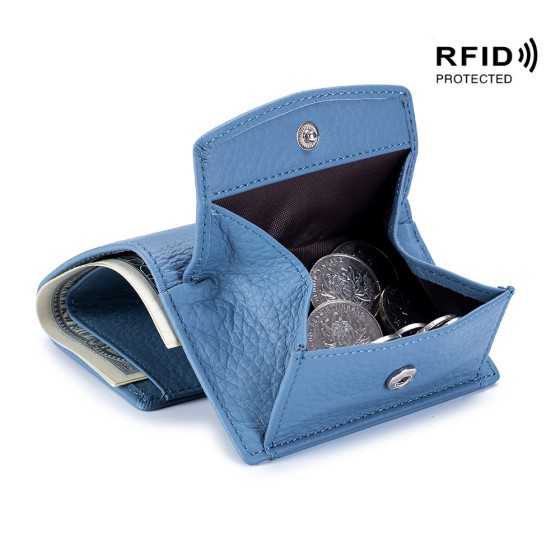 真皮经典日式小钱包財布 rfid硬币袋钱夹外贸女迷你钱包短款purse