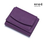 真皮经典日式小钱包財布 rfid硬币袋钱夹外贸女迷你钱包短款purse