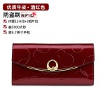 跨境批发女士钱包真皮长款大容量皮夹多功能简约大气女票夹手抓包