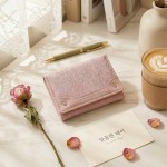 韩系时尚小钱包女款高级感多卡位三折卡包韩系简约女士钱包wallet