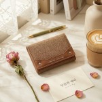 韩系时尚小钱包女款高级感多卡位三折卡包韩系简约女士钱包wallet