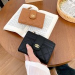 新款韩版女士钱包女生钱包短款卡包多卡位零钱包wallet钱夹批发