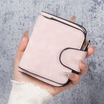 外贸新款韩版时尚女士钱包短款多卡位复古简约零钱夹女包跨境现货