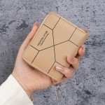 日式新款简便拉链迷你零钱包带信用卡位时尚可爱便携零钱包收纳包