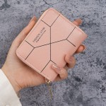 日式新款简便拉链迷你零钱包带信用卡位时尚可爱便携零钱包收纳包
