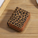 欧美时尚豹纹风琴卡包女大容量多卡位高档零钱包防盗信用卡卡套男