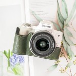 佳能M50二代保护套M200相机包canon200D皮套M50底座包保护壳配件