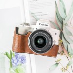 佳能M50二代保护套M200相机包canon200D皮套M50底座包保护壳配件