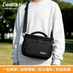 Cwatcun香港单反相机包 单肩900D涤纶收纳包户外轻便多功能摄影包