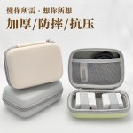 便携ccd相机包适用数据线收纳整理箱收纳盒纯色简约相机收纳包