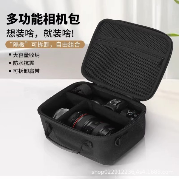 单反相机包适用于佳能微单包富士收纳包防水多功能单肩相机背包