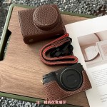 相机小包适用理光GR4/GR3X/GR3/GR相机底座PU皮革相机包收纳包
