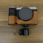 适用索尼ILCE-7c2相机包保护套 a7c2半套 底座 a7c2外壳